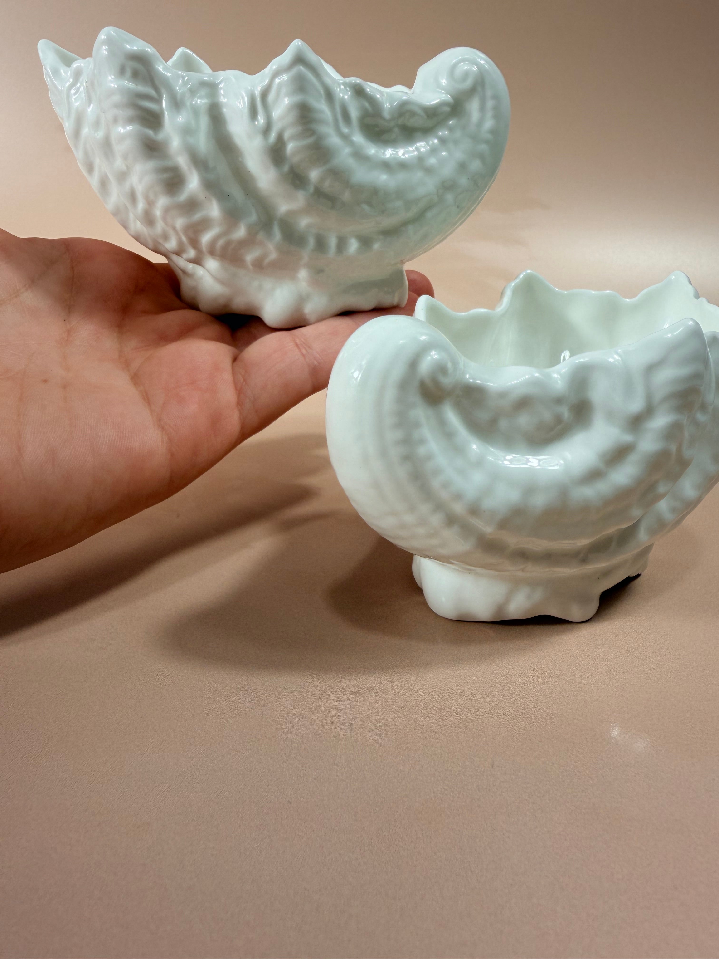 Coalport Seashell Dishes Set Countryware Salt Sauce Pickle Cabbage Le