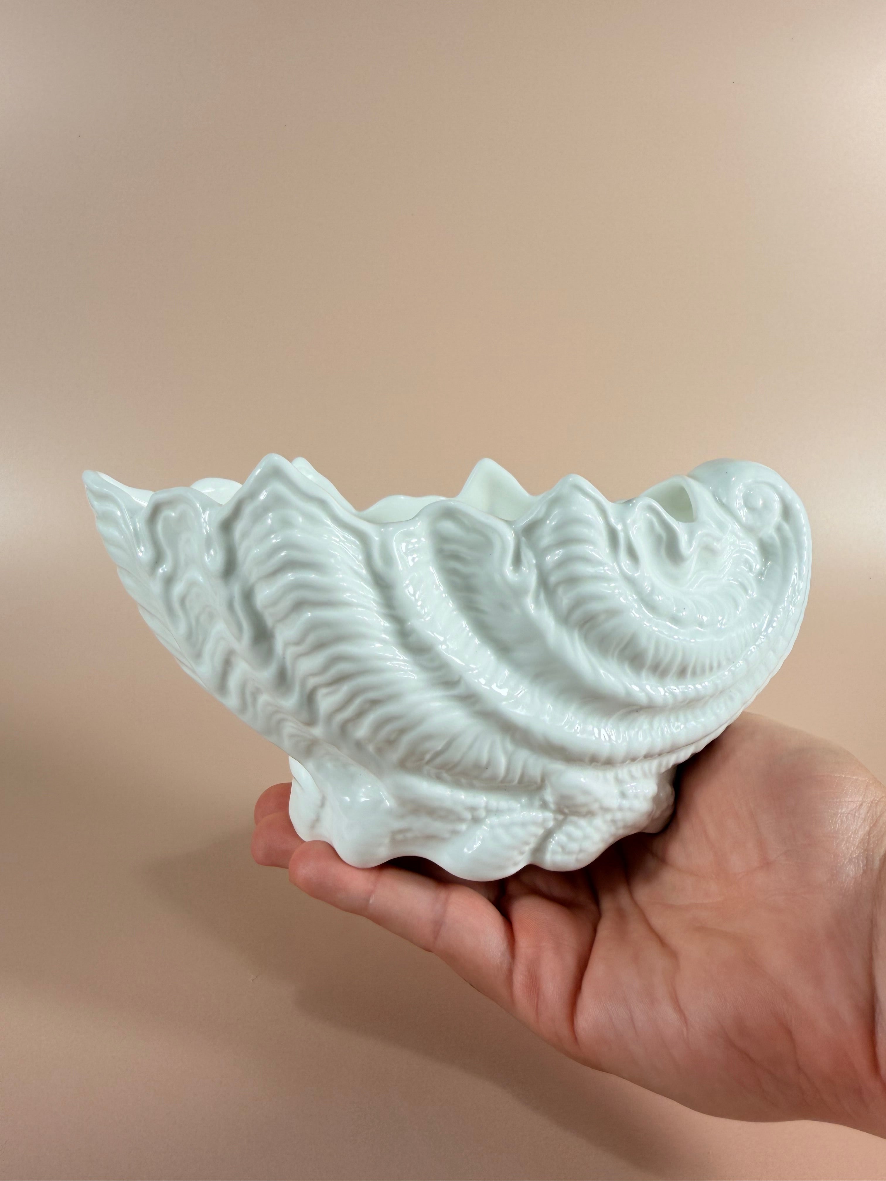 Coalport Countryware 7" Sweet Dish— White Textured Bone China