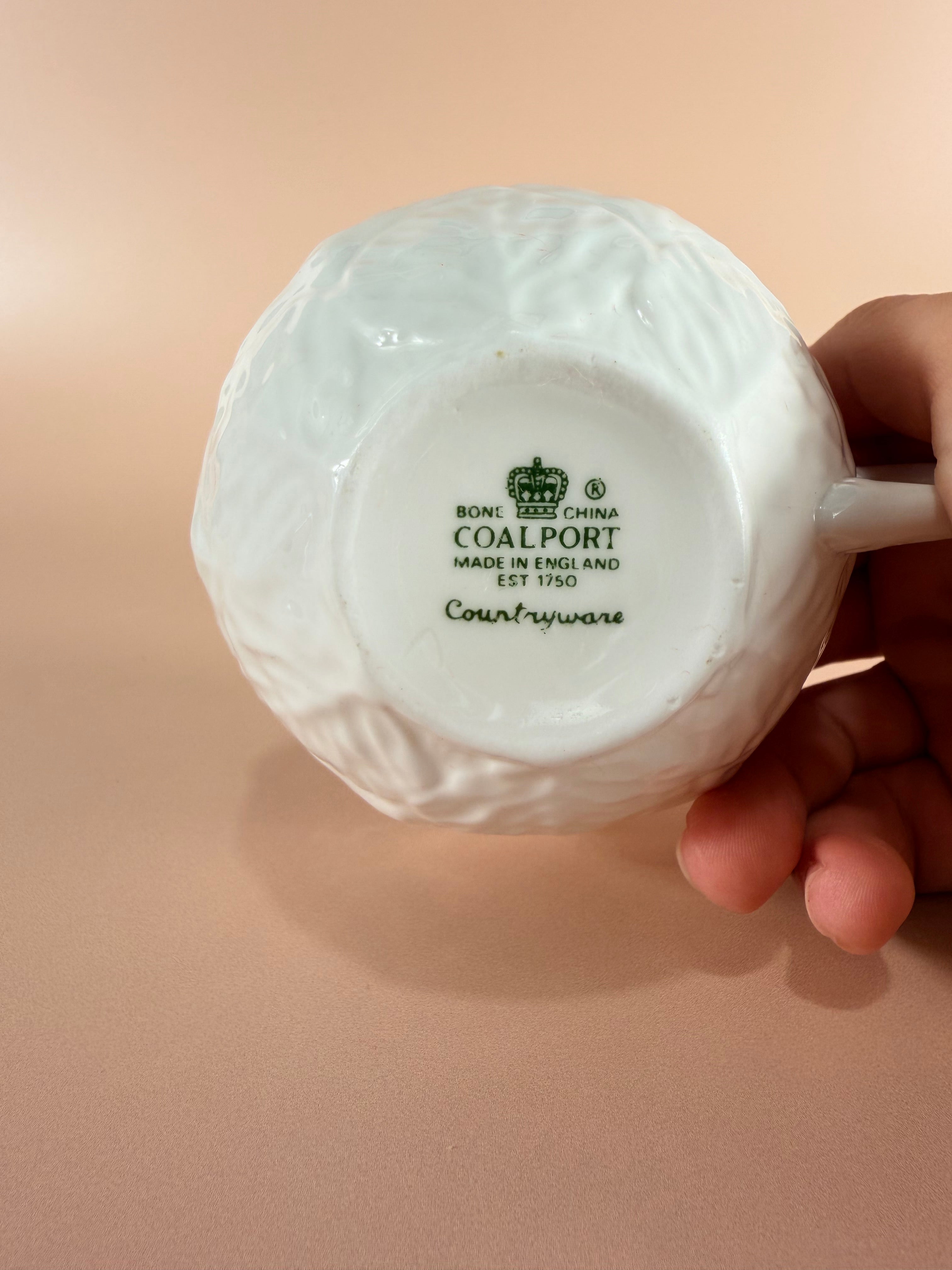 Coalport/Wedgewood Countryware Flat Cup Trio -