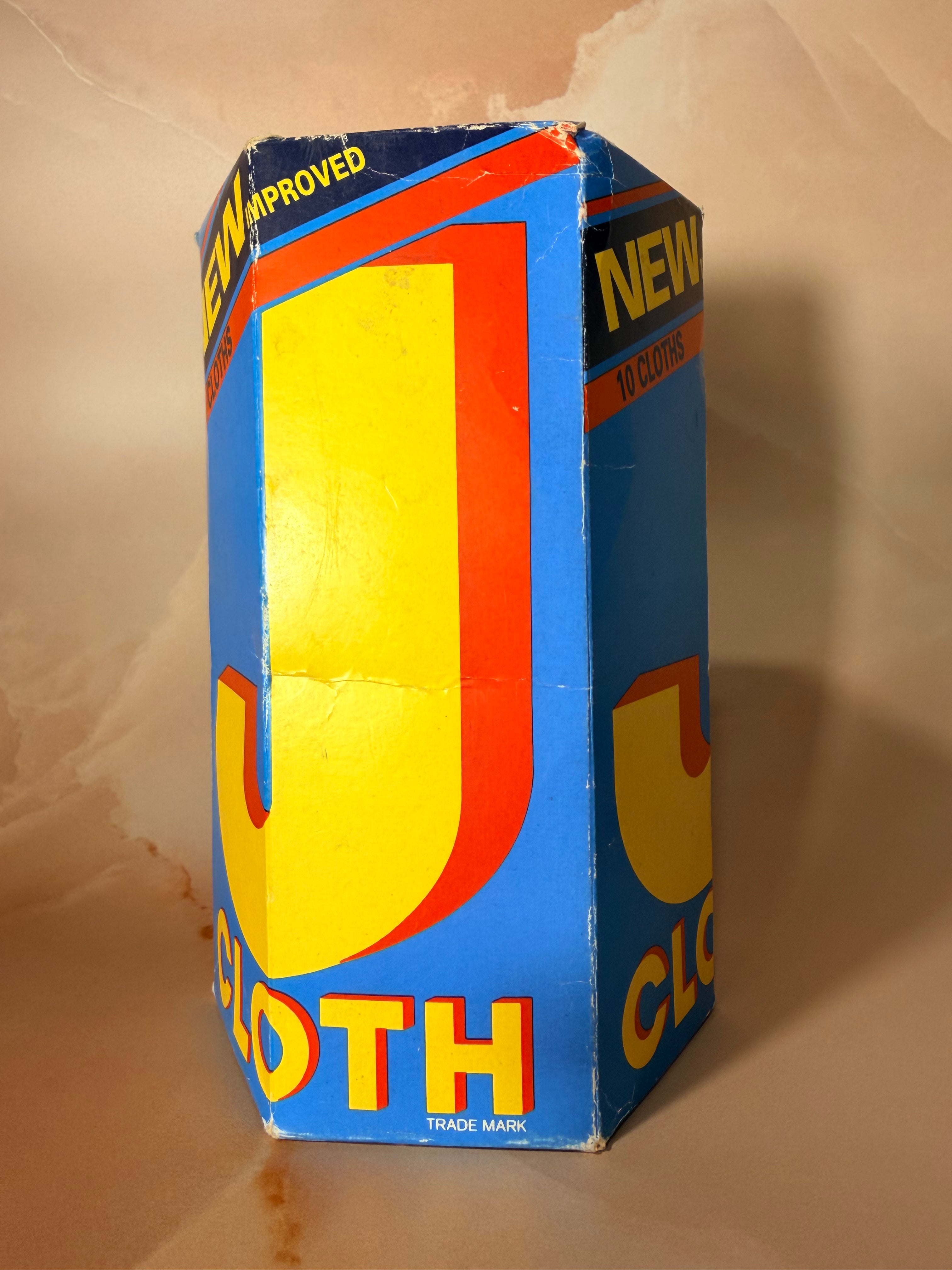 1980s J Cloth Box & Partial Contents