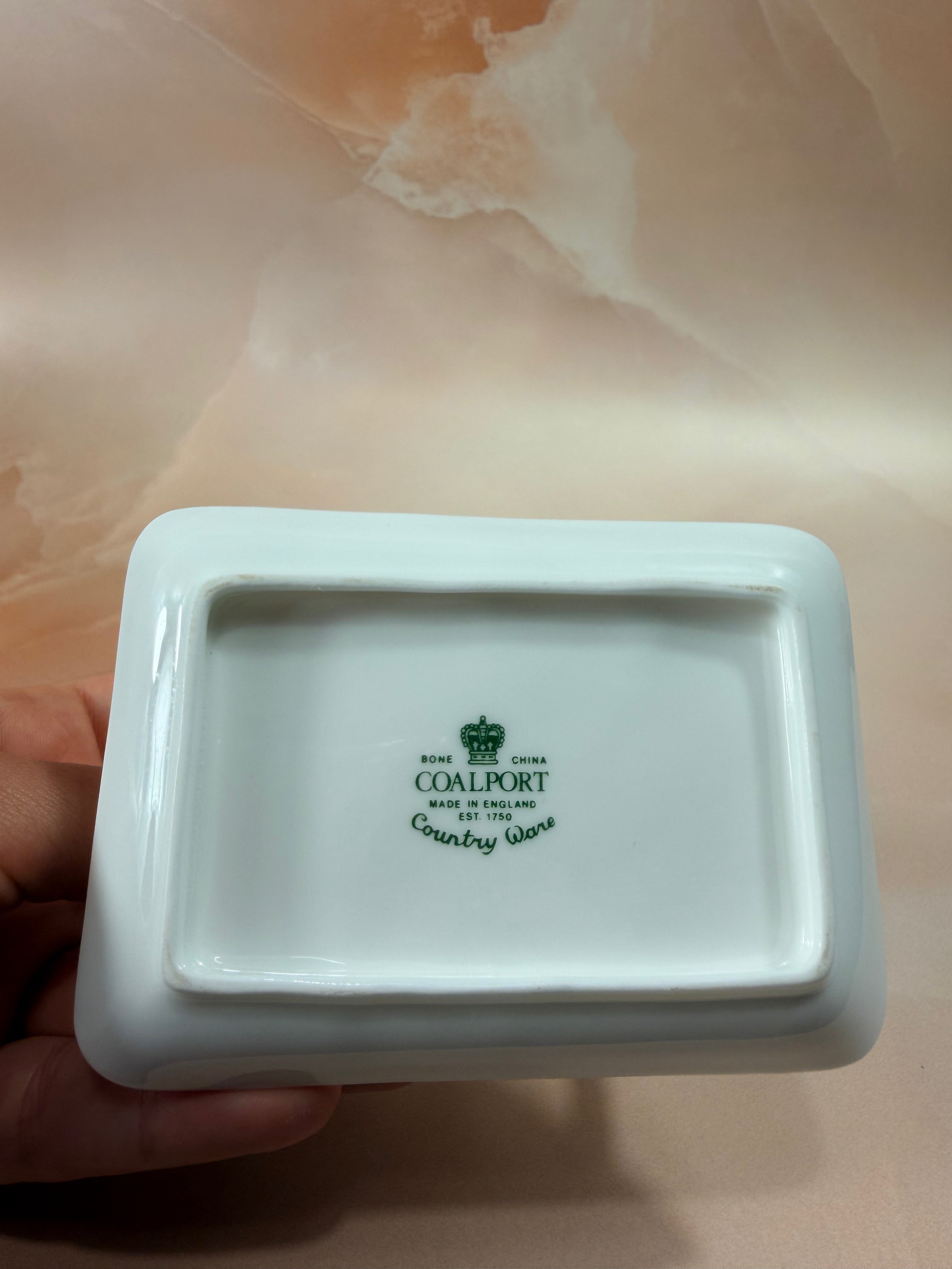 Coalport Countryware Toast Rack — White Textured Bone China