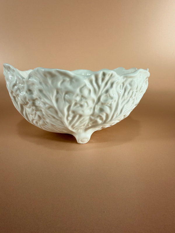 Coalport Countryware 8" Serving Bowl — White Textured Bone China