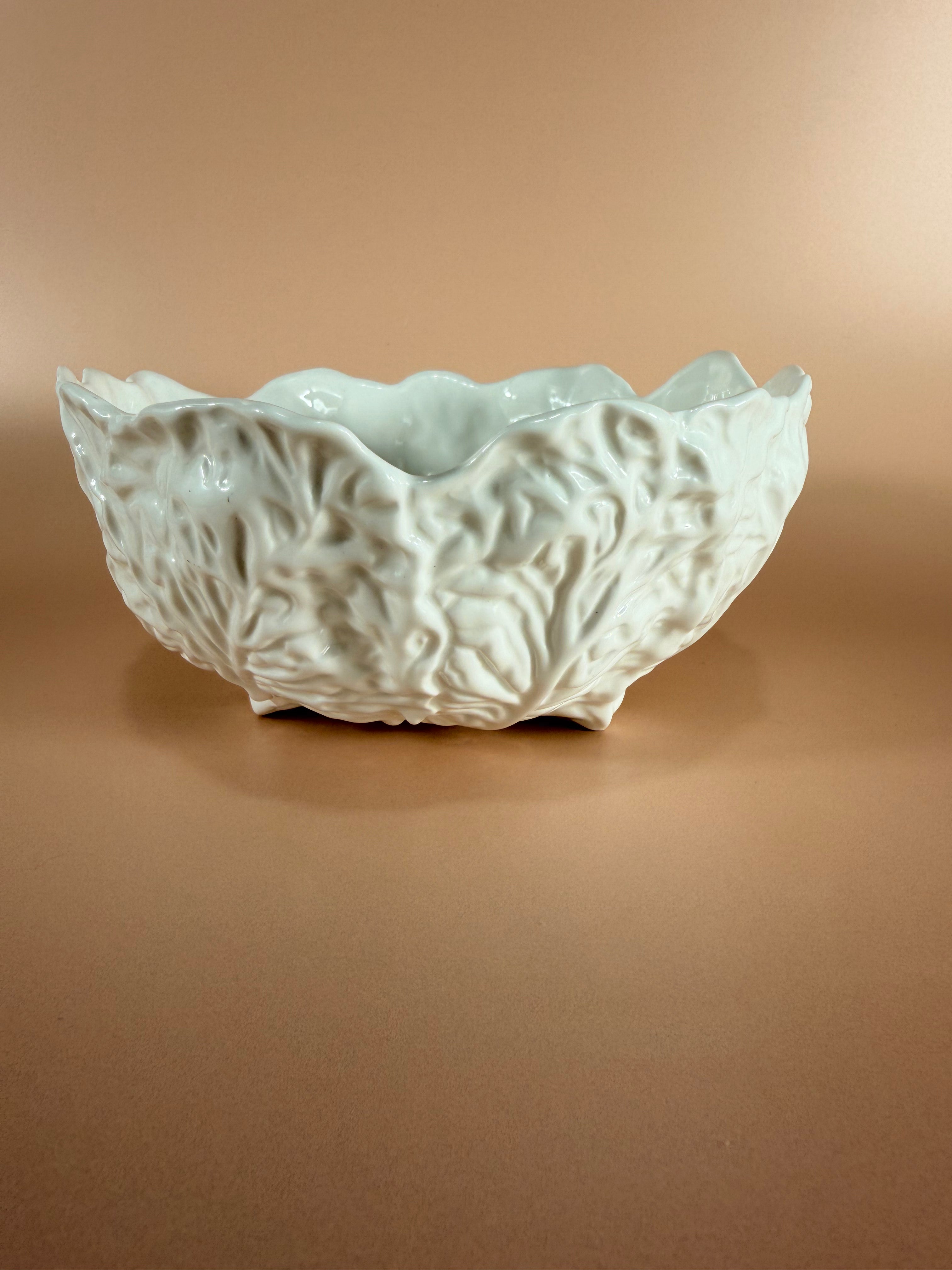 Coalport Countryware 8" Serving Bowl — White Textured Bone China