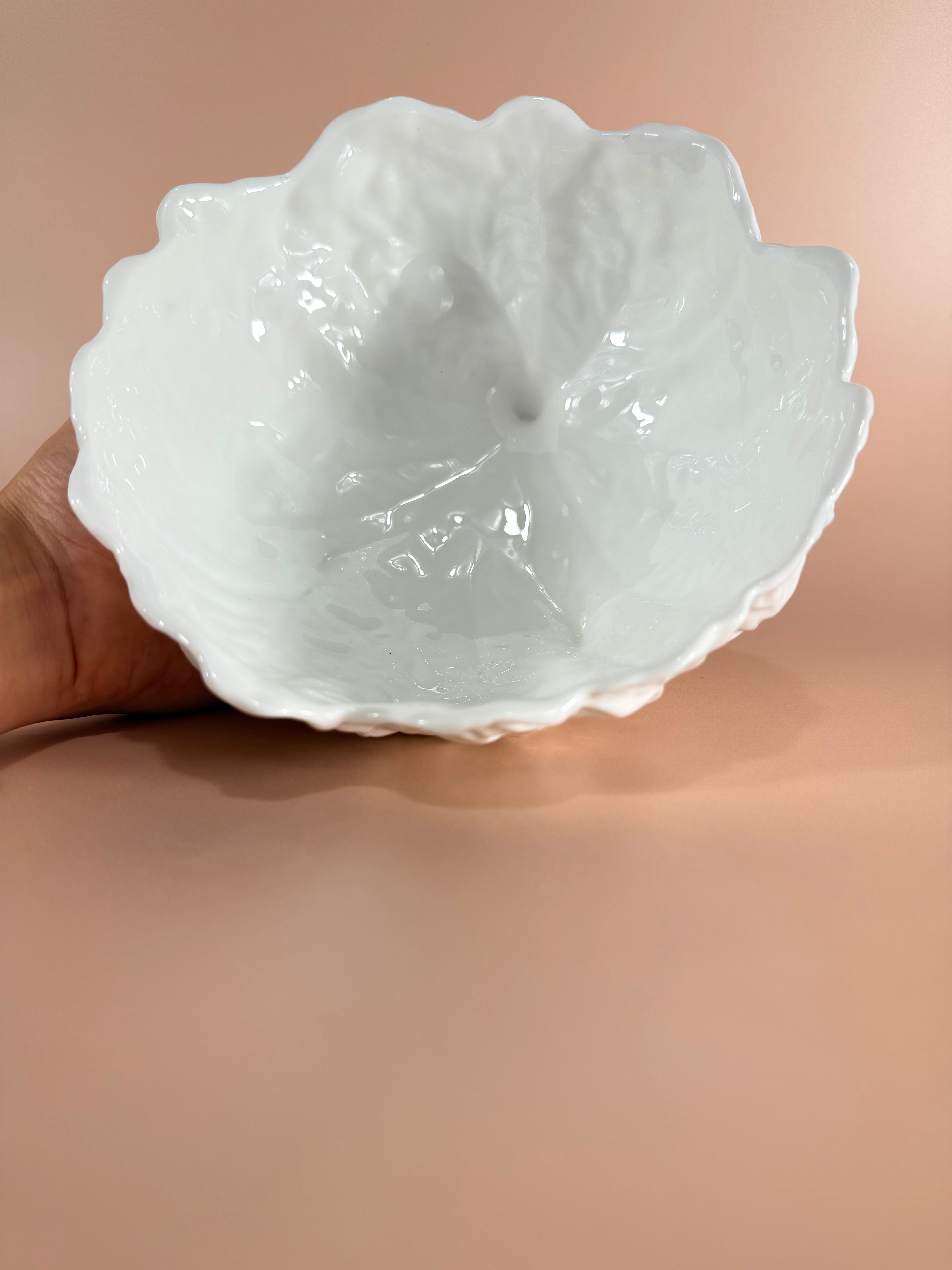 Coalport Countryware 8" Serving Bowl — White Textured Bone China