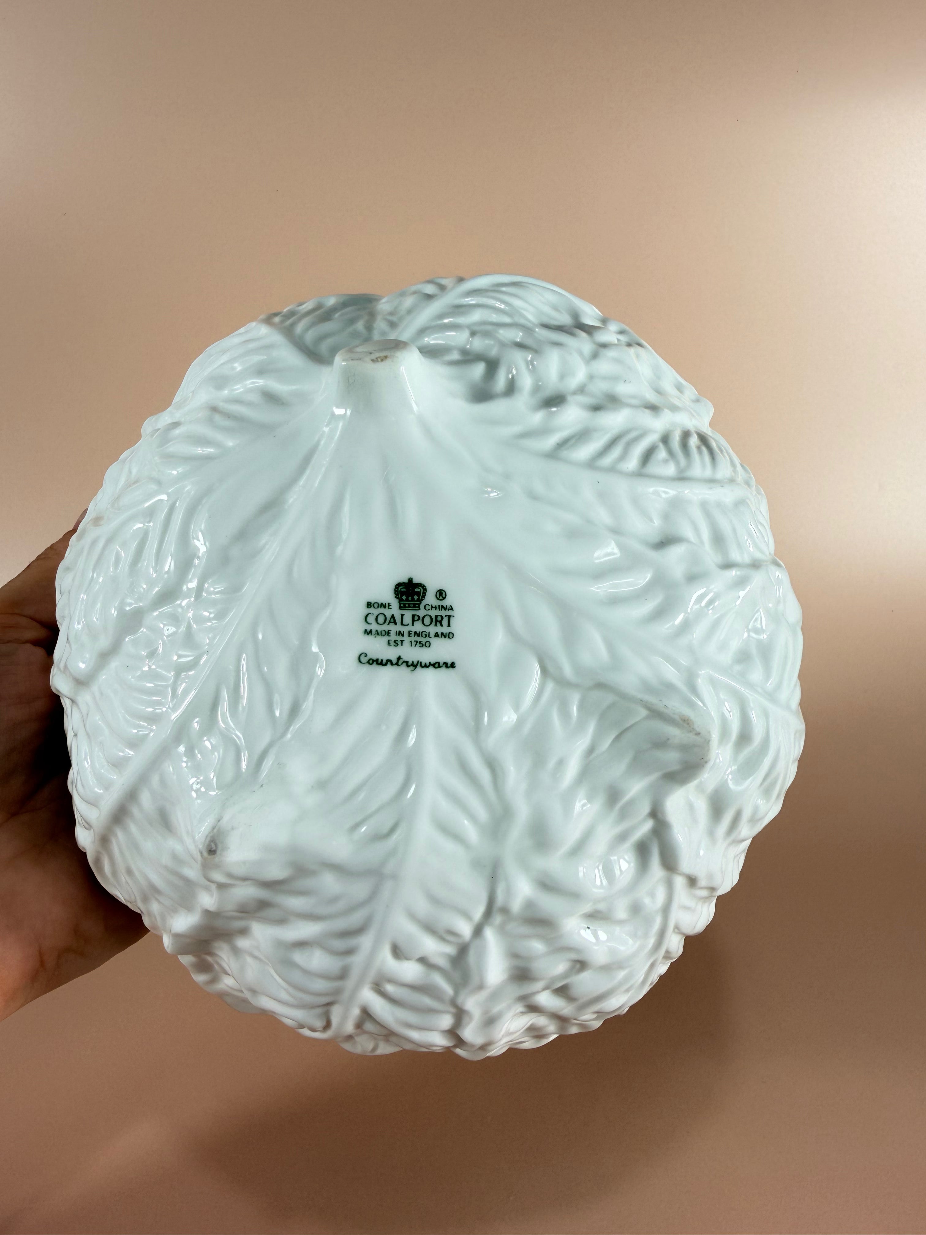 Coalport Countryware 8" Serving Bowl — White Textured Bone China