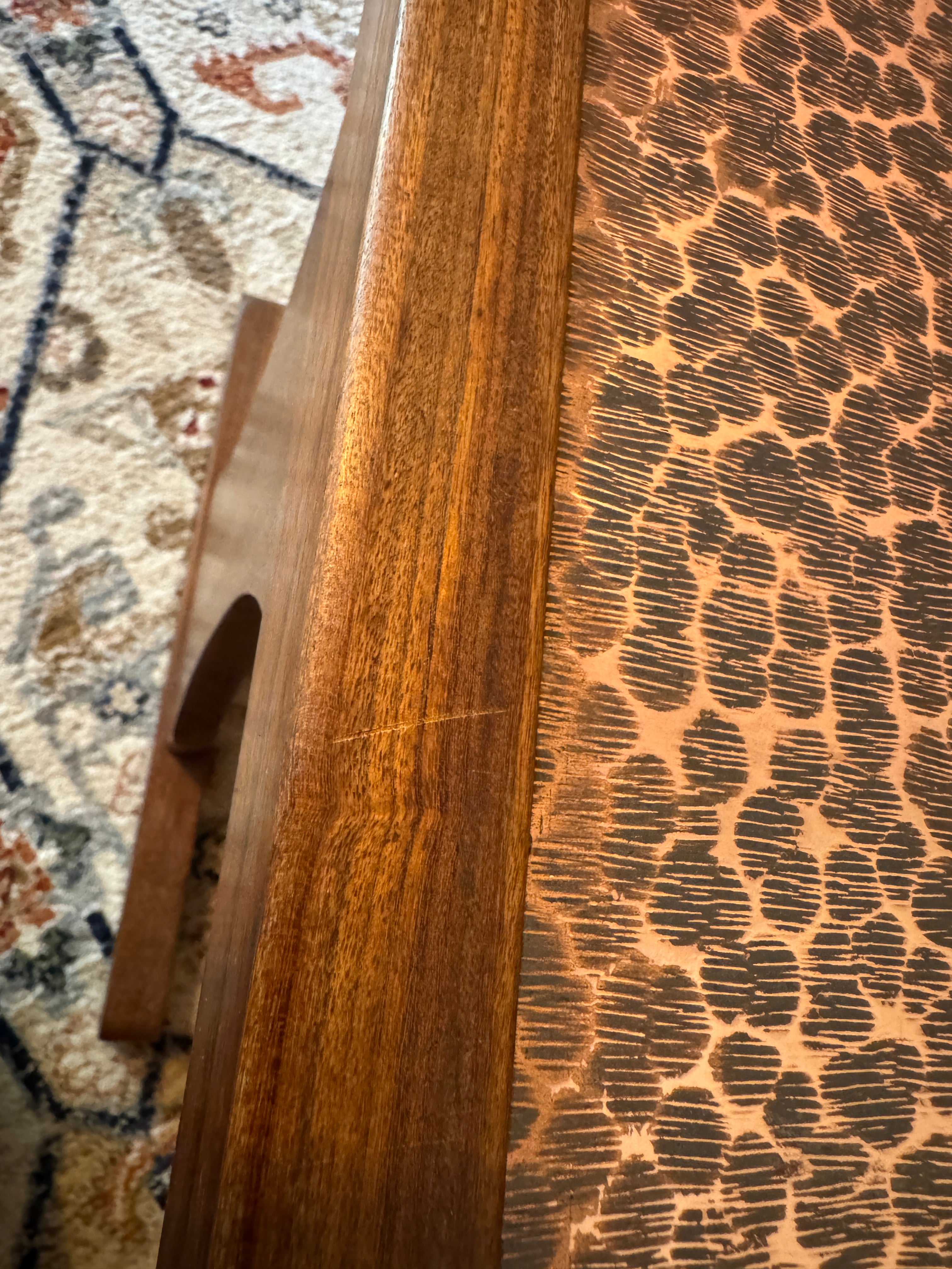 Gplan Nest of Tables With Hammered Copper Tops