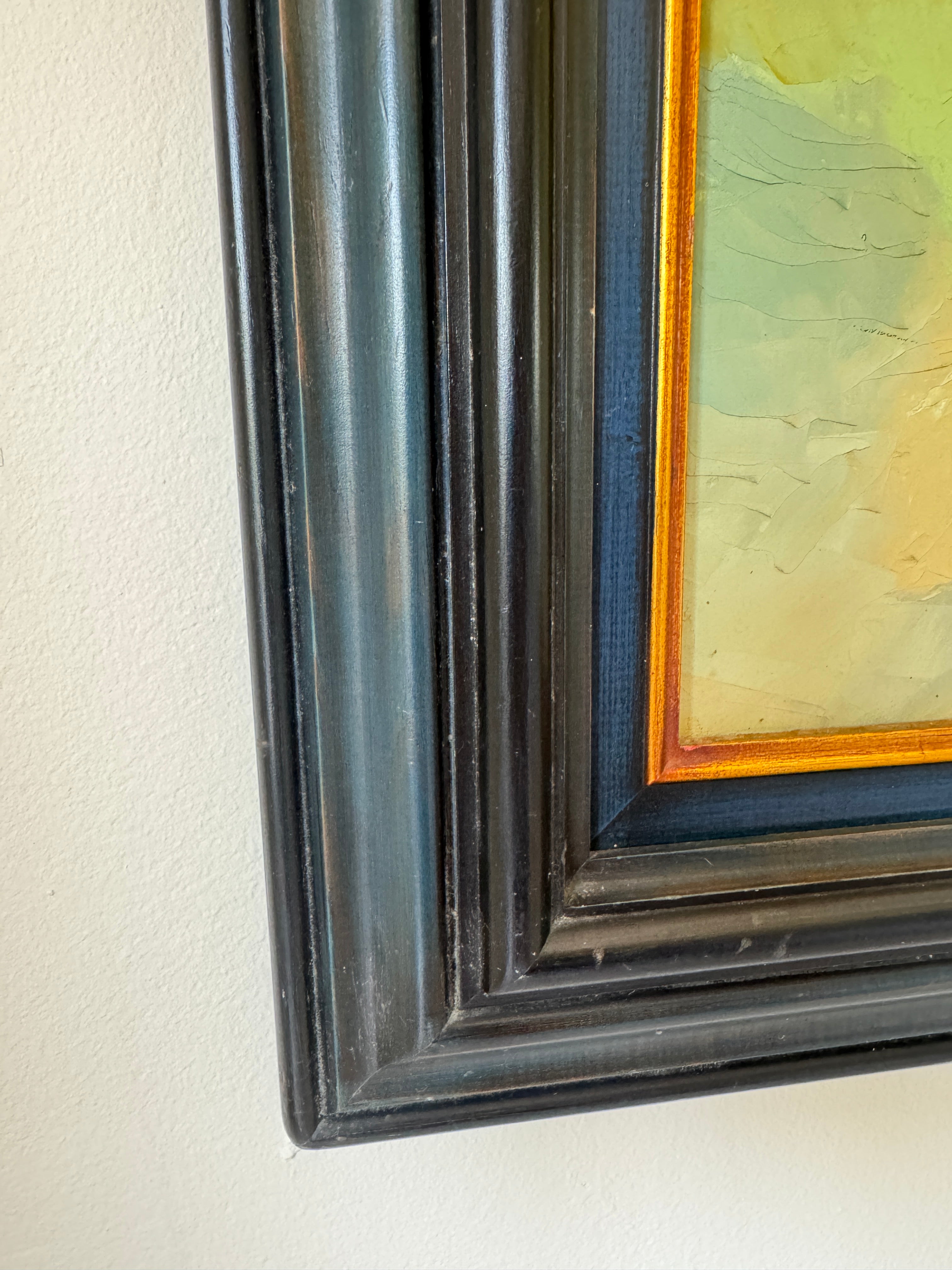 Vintage French Floral Oil Painting
