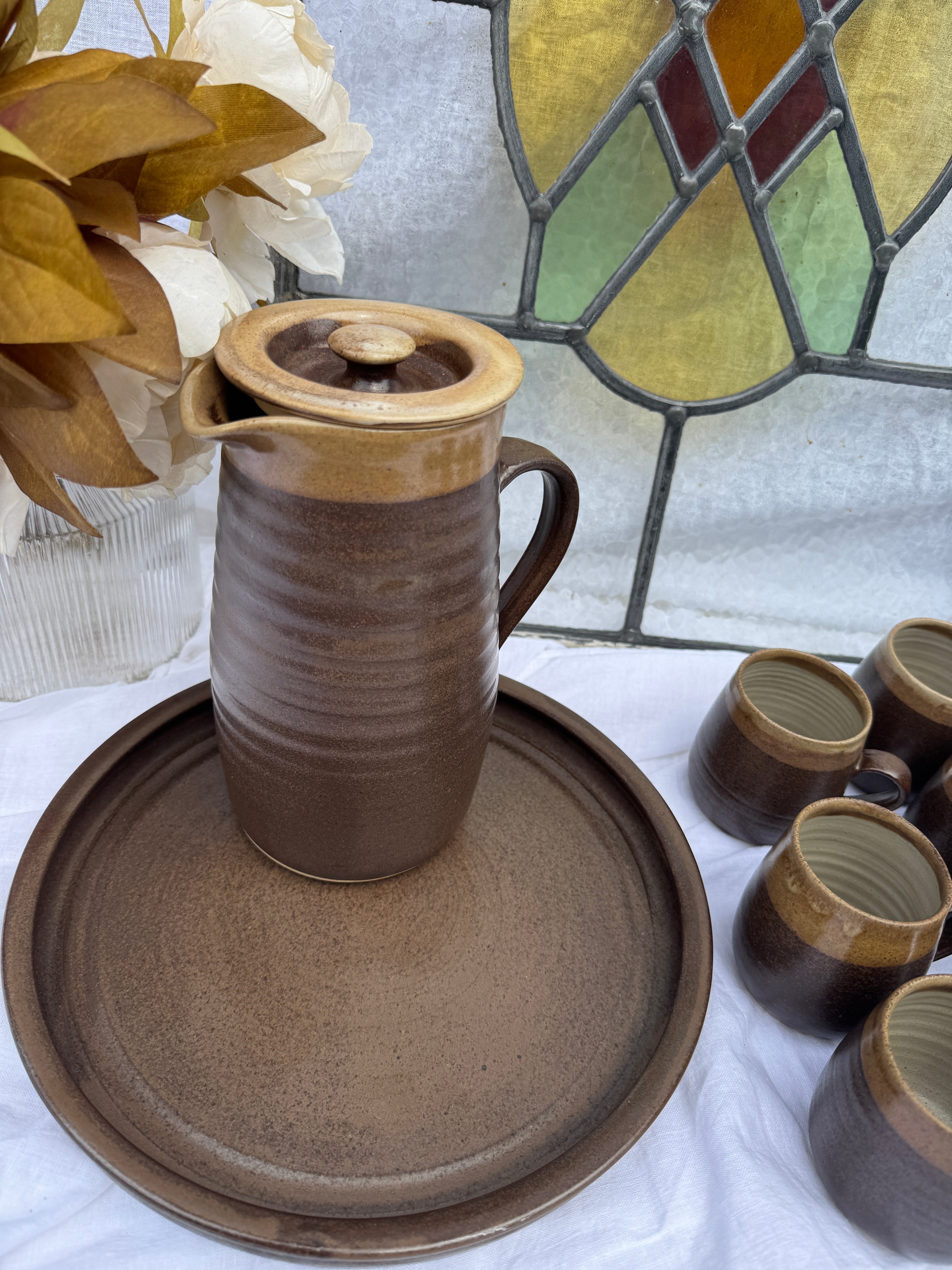 Stoneware Abaty Coffee Set 1970s