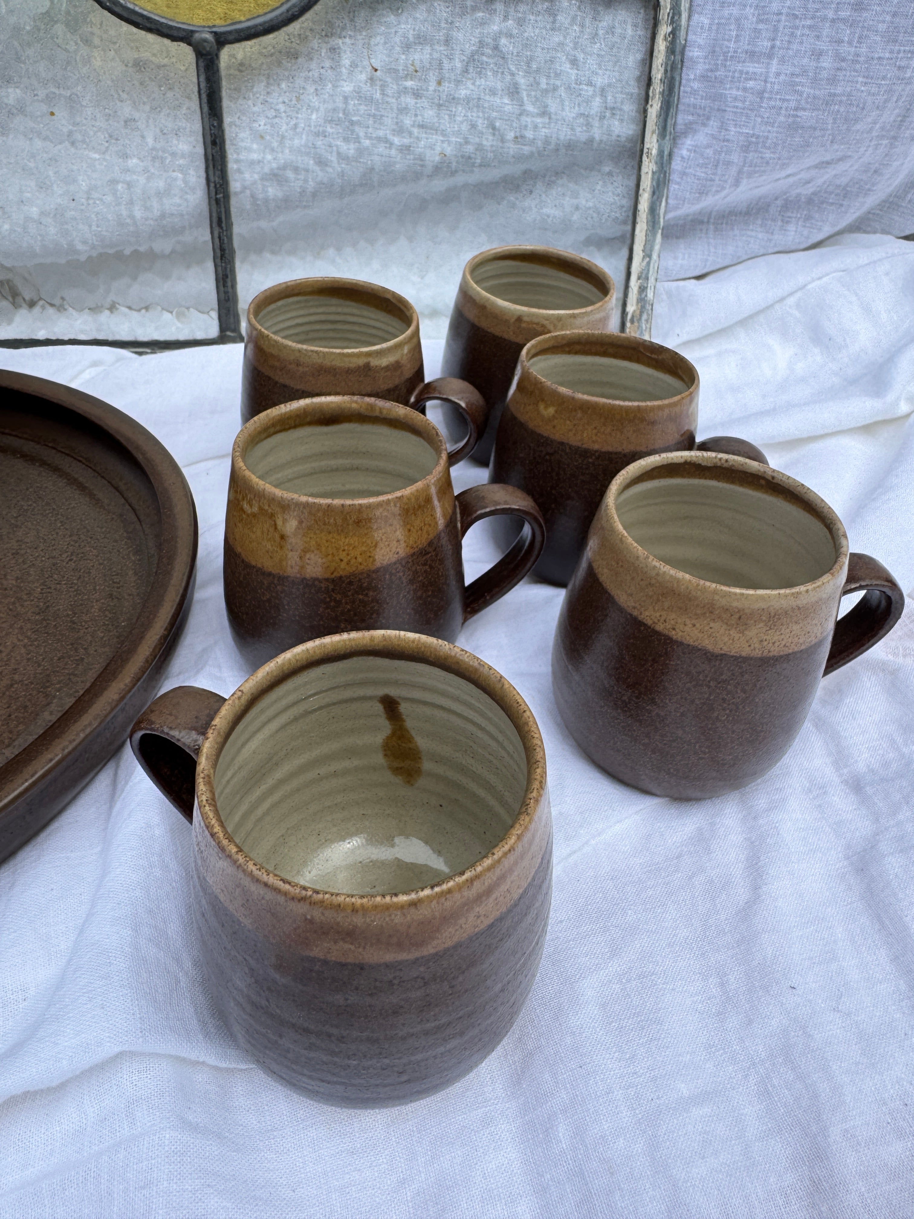 Stoneware Abaty Coffee Set 1970s