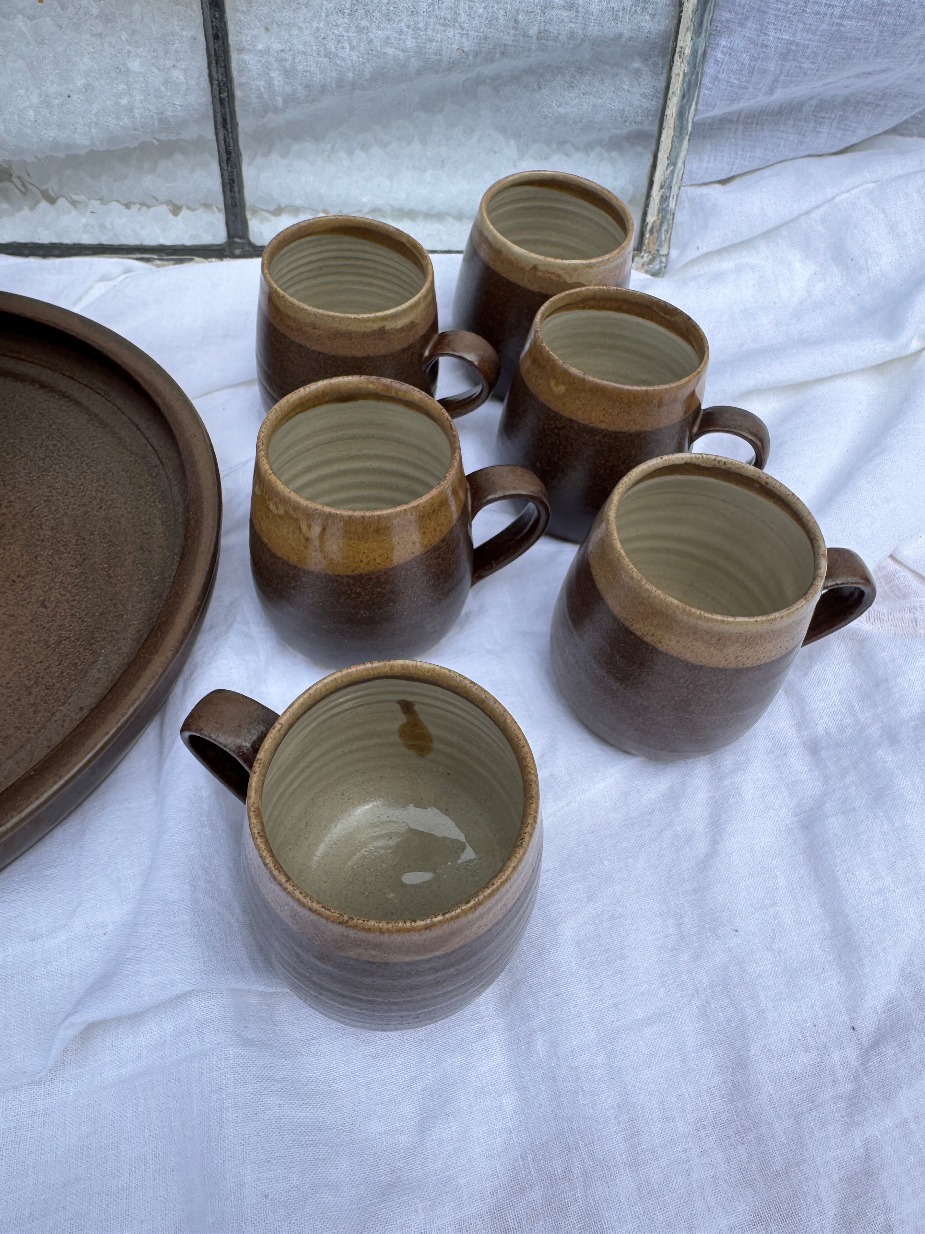 Stoneware Abaty Coffee Set 1970s