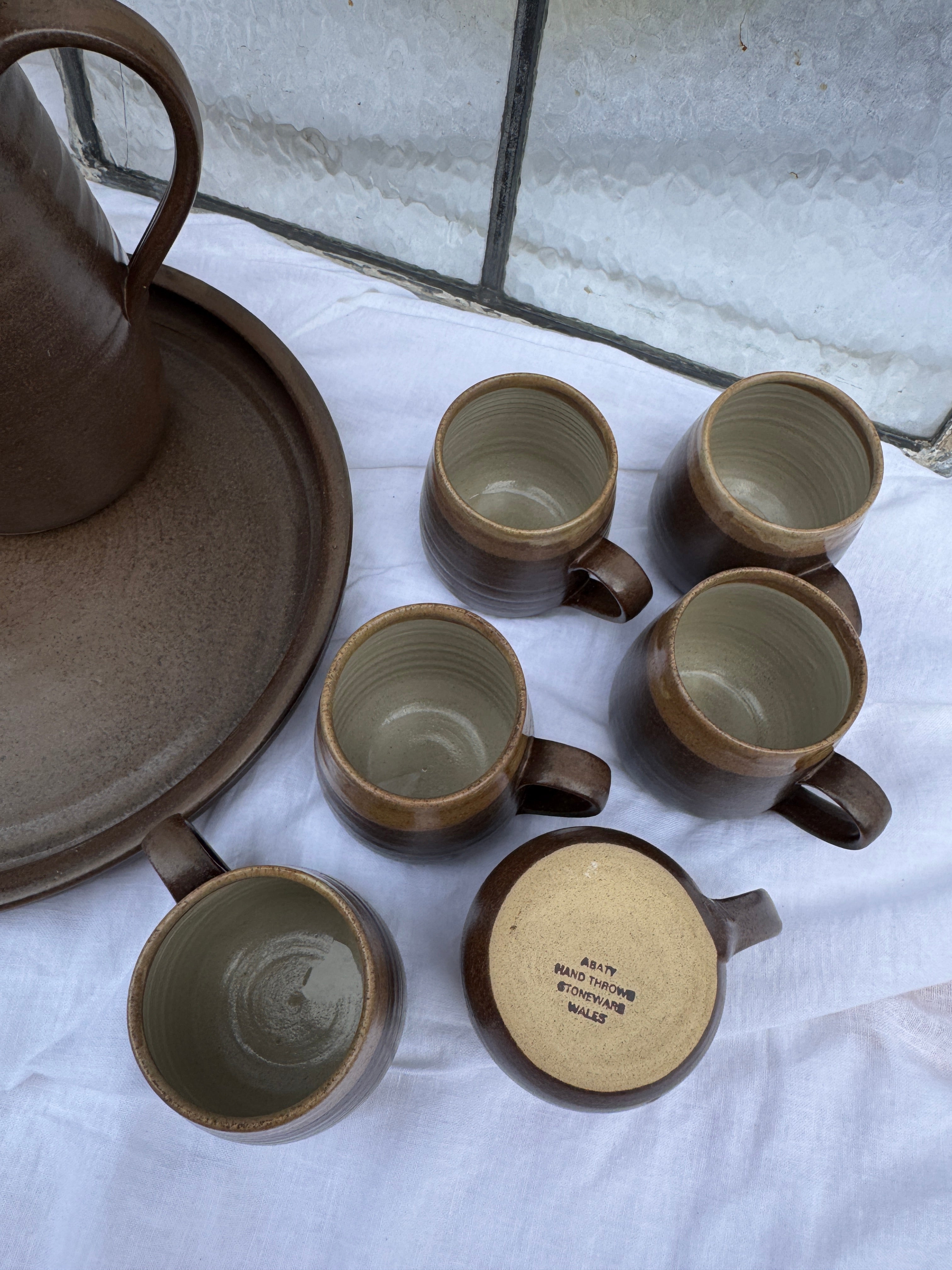 Stoneware Abaty Coffee Set 1970s