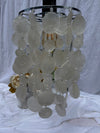 Vintage White Capiz Shell Lamp Shade